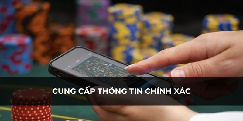 Thông tin đưa ra phải chính xác